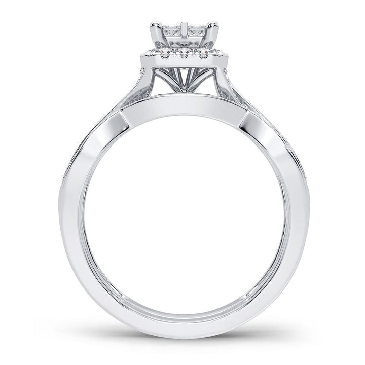 14K 0.61CT Diamond Bridal Ring