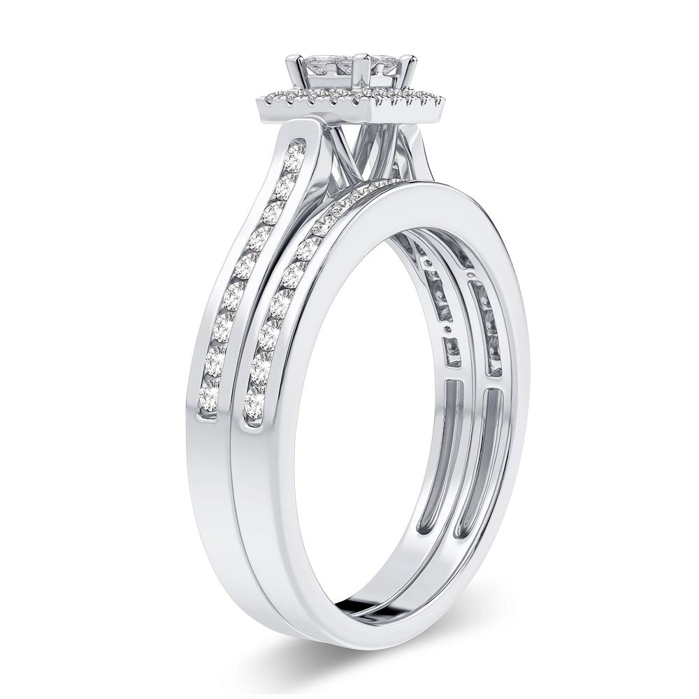 14K 0.42CT Diamond Bridal Ring