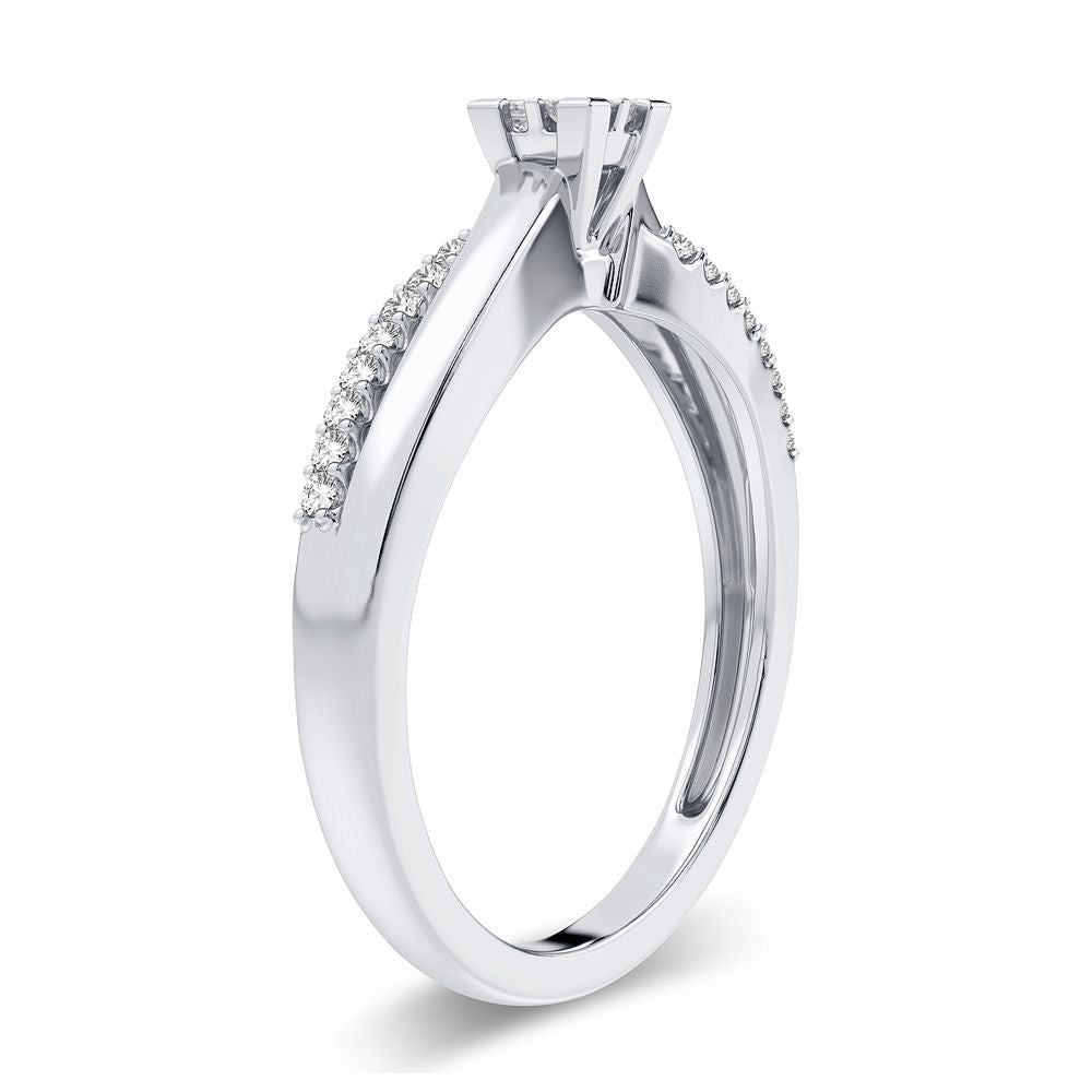 14K 0.15CT Diamond Ring