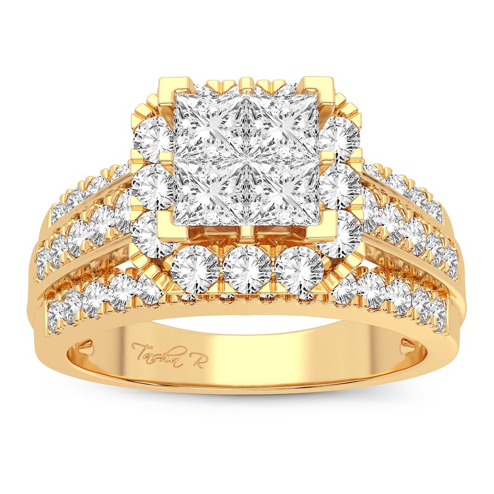 14K 1.50CT Diamond Bridal Ring