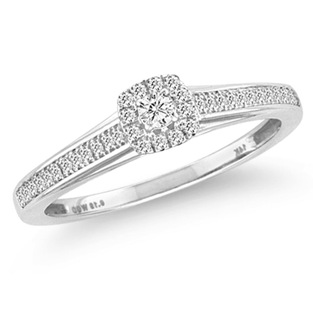 Magnifcnet 14K 0.19CT Diamond  RING