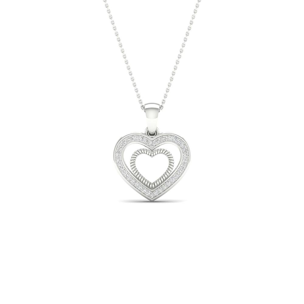 Gorgeous 10K 0.09ct Diamond Pendant