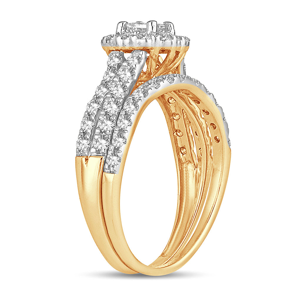 14K 1.00CT DIAMOND BRIDAL RING