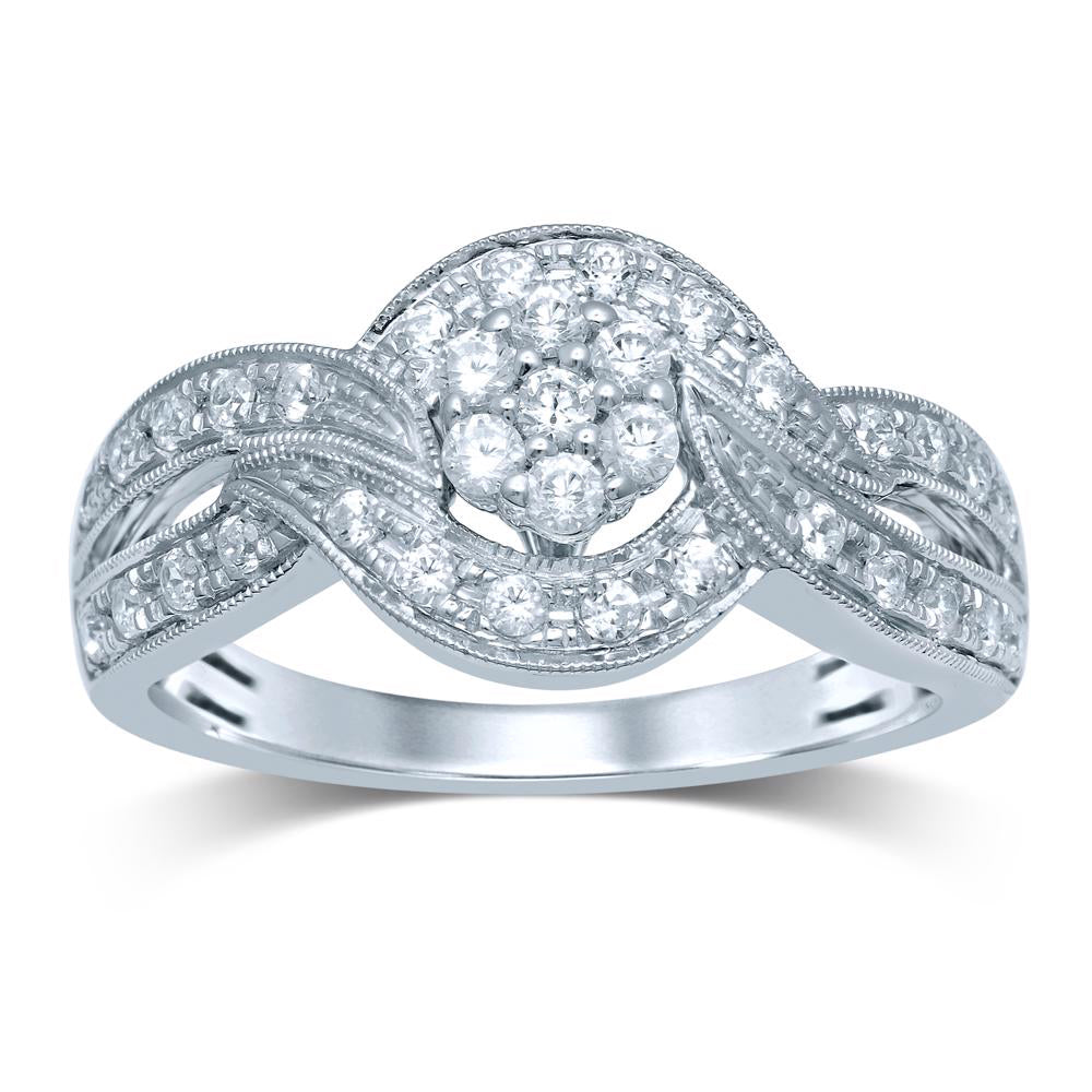 Magnifcnet 14K 0.50CT Diamond RING