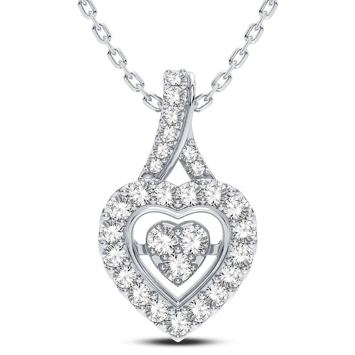 14K 0.25CT Diamond Pendant