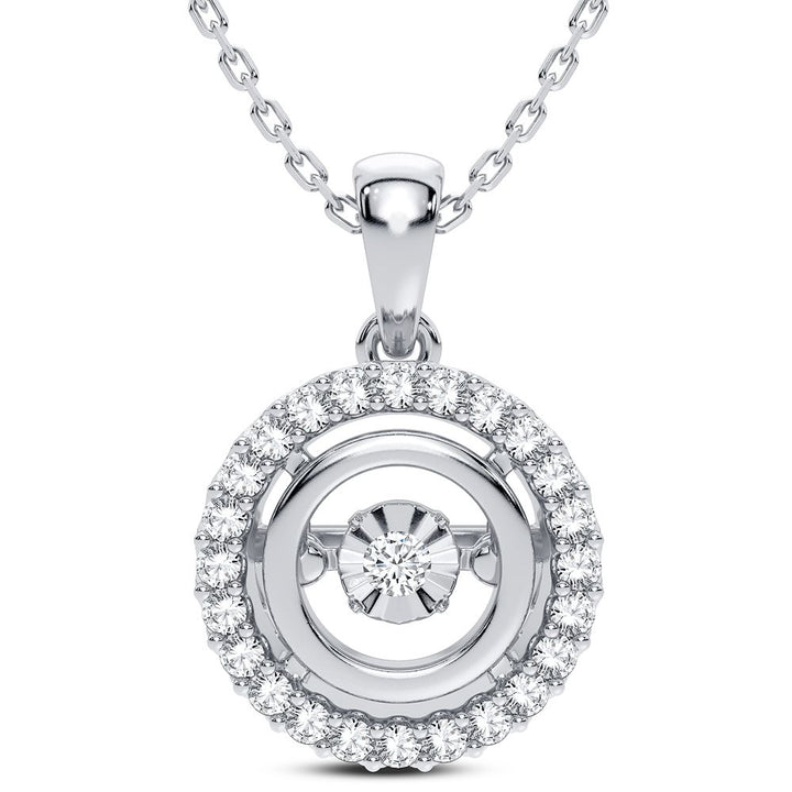 14K 0.20CT DIAMOND PENDANT