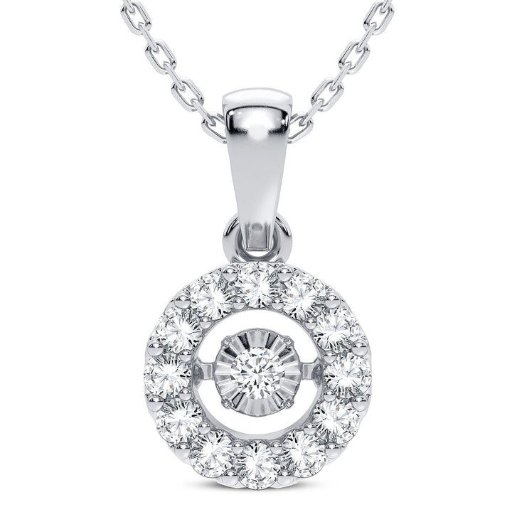 14K 0.25CT DIAMOND PENDANT