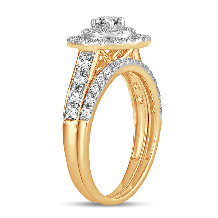 14K 1.00CT DIAMOND BRIDAL RING