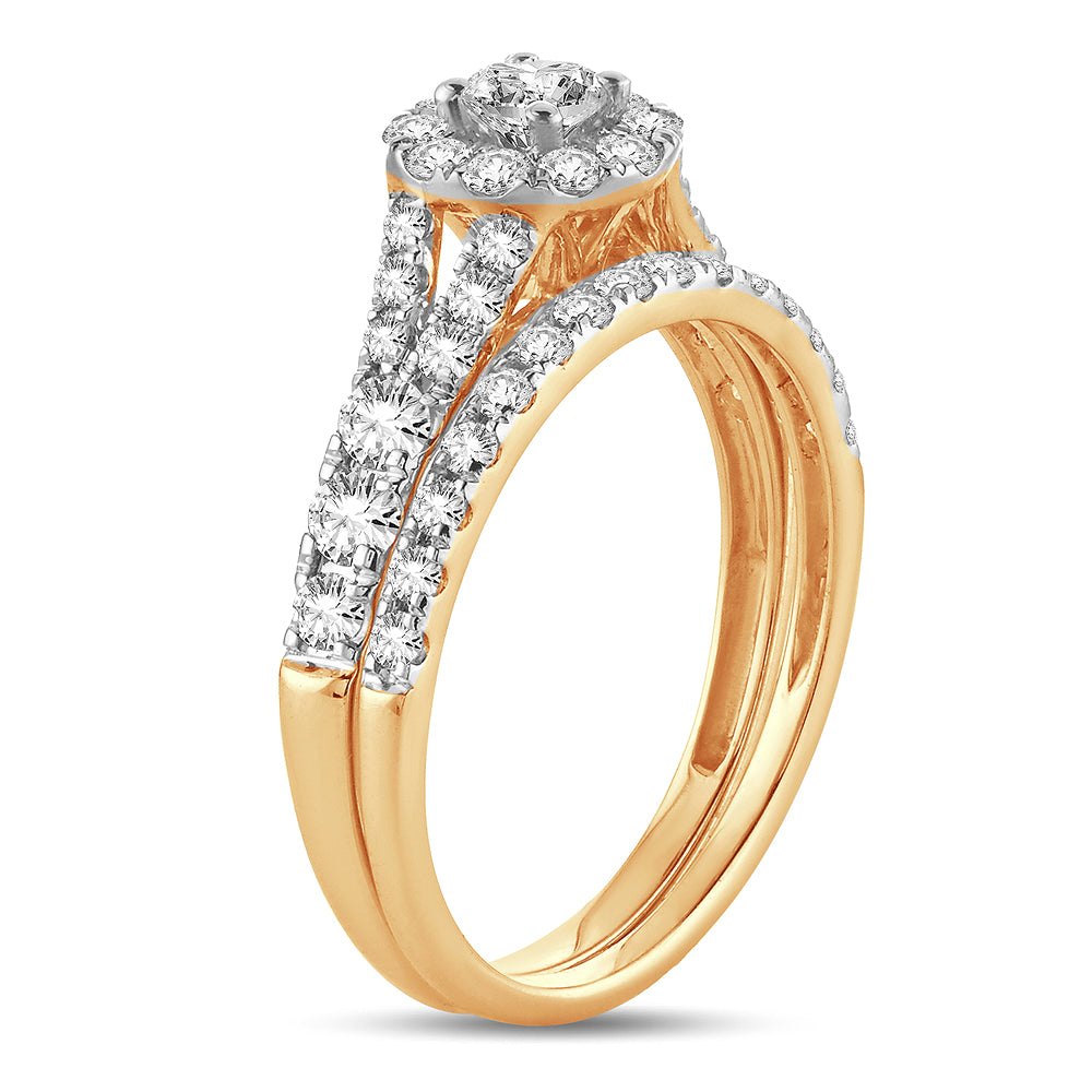 14K 1.00CT Diamond BRIDAL RING