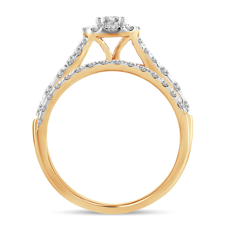 14K 1.00CT Diamond BRIDAL RING