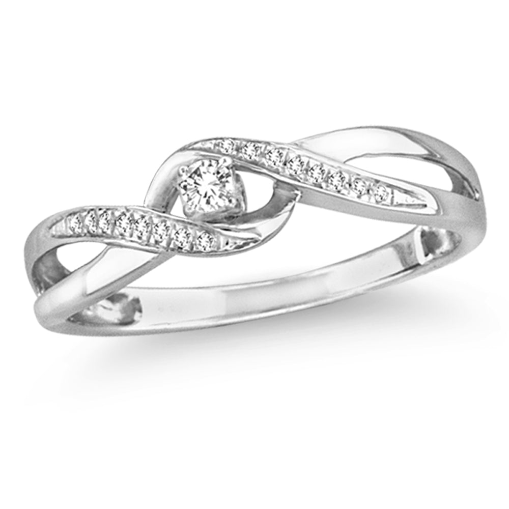 Exquisite 14K 0.09CT Diamond RING