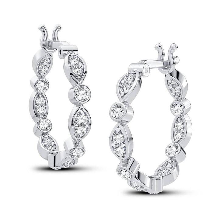 14K 0.50CT Diamond Earring