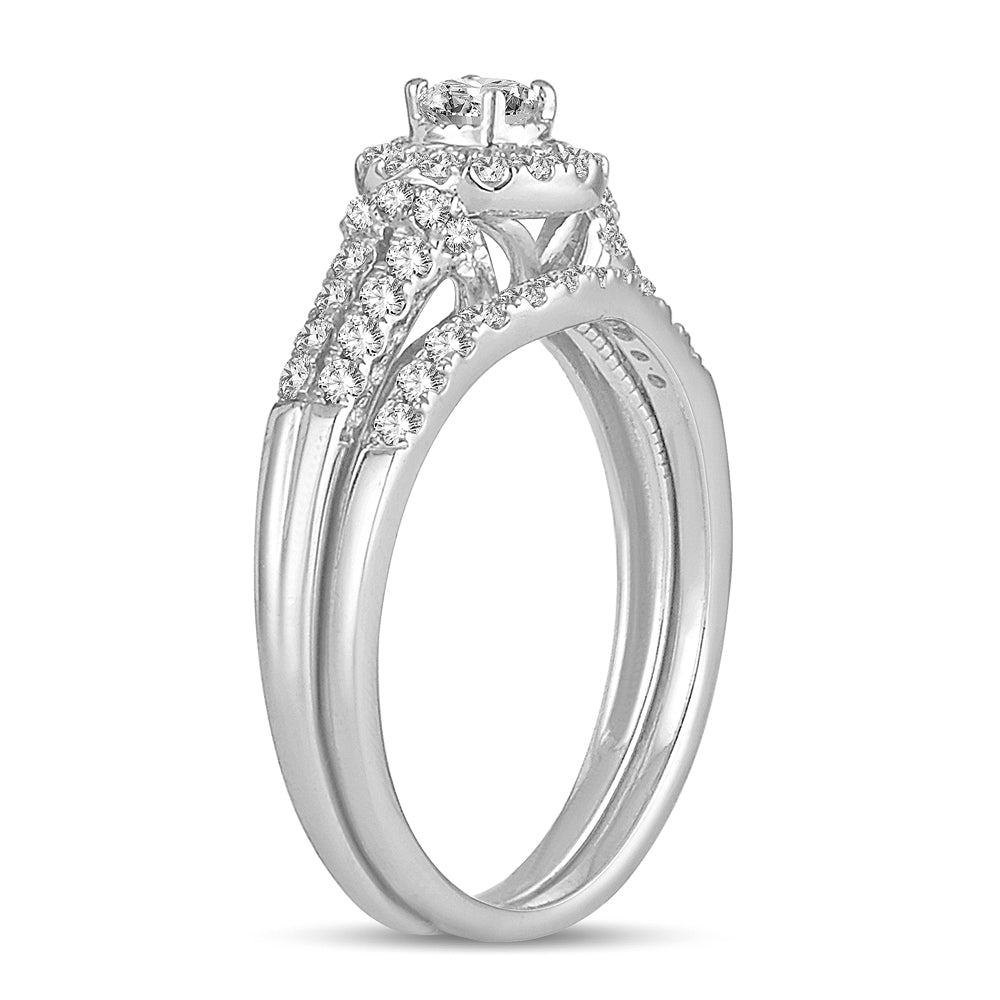 14K 0.50CT DIAMOND BRIDAL RING