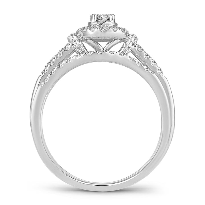 14K 0.50CT DIAMOND BRIDAL RING