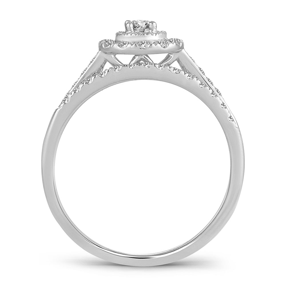 14K 0.33ct Diamond Bridal Ring