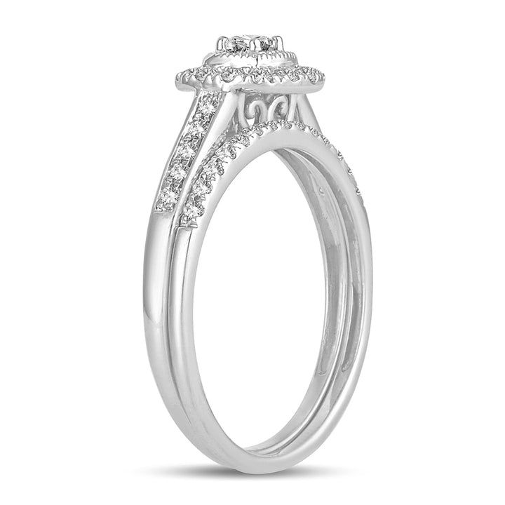 14K 0.33CT DIAMOND BRIDAL RING