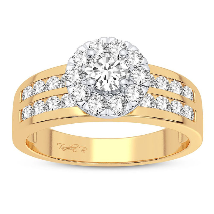 14K 1.61CT Diamond Trio