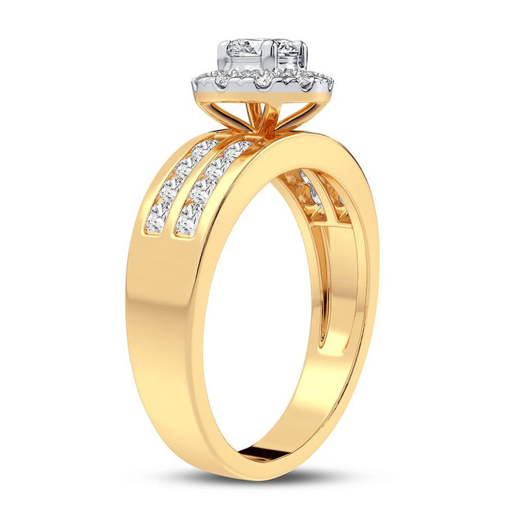 14K 1.61CT Diamond Trio