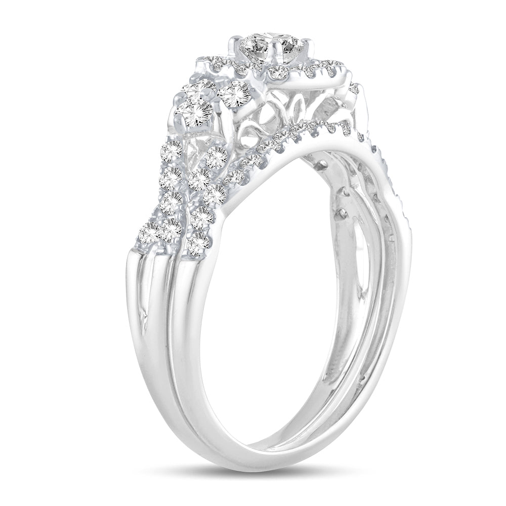 14K 1.00CT DIAMOND BRIDAL RING