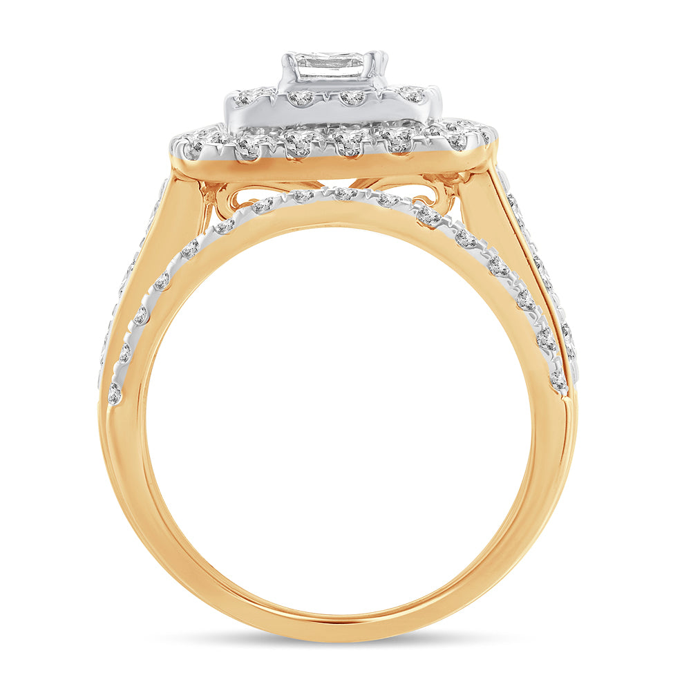 14K 2.00CT Diamond BRIDAL RING