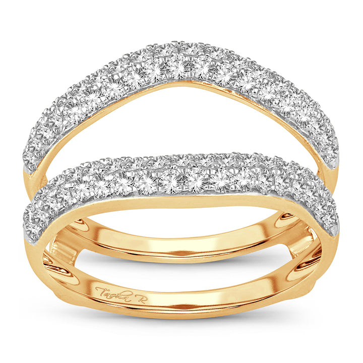 14K 1.00CT Diamond RING GUARD