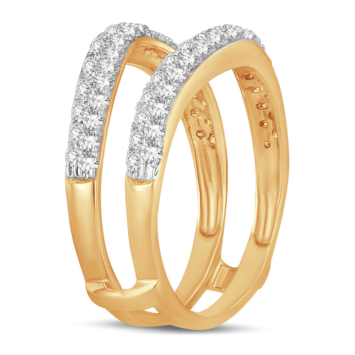 14K 1.00CT Diamond RING GUARD