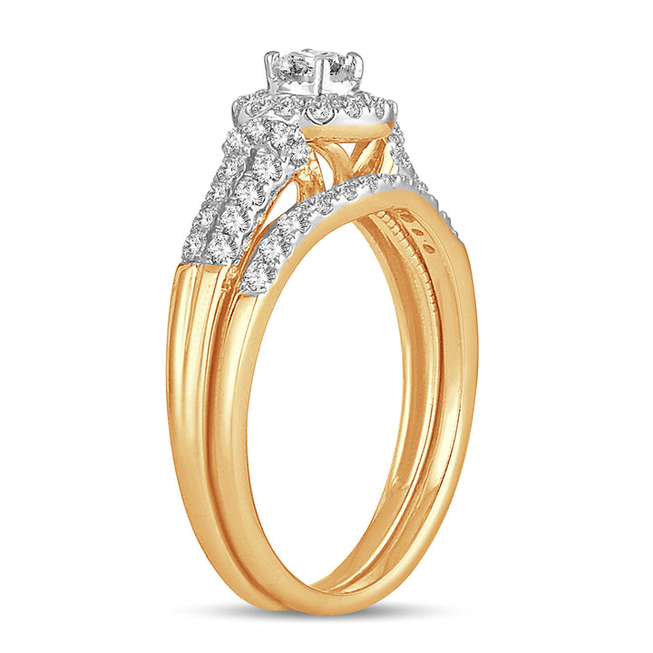 14K 0.50CT DIAMOND BRIDAL RING