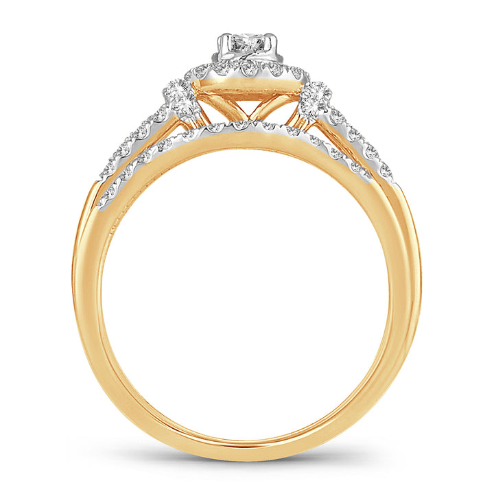 14K 0.50CT DIAMOND BRIDAL RING