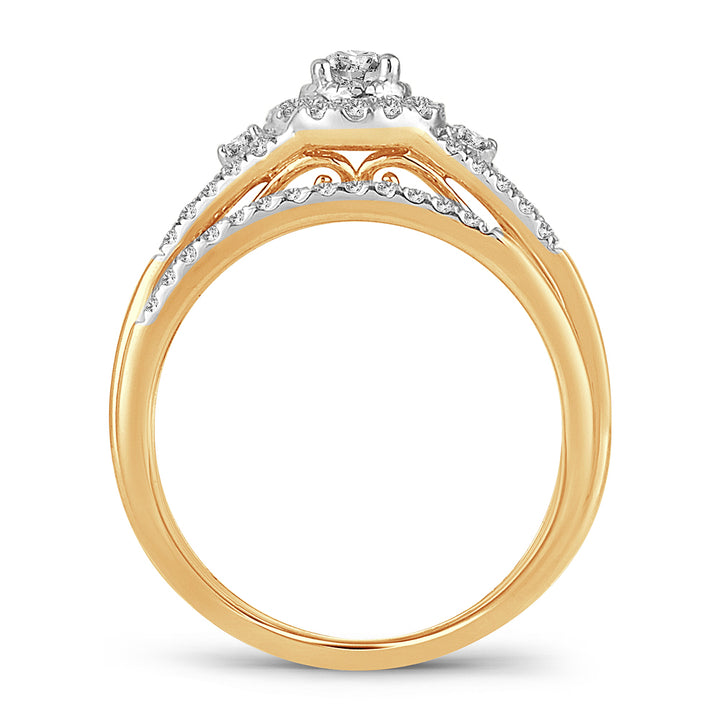 14K 0.50CT DIAMOND BRIDAL RING