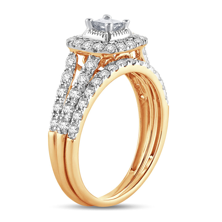 14K 1.00CT Diamond BRIDAL RING