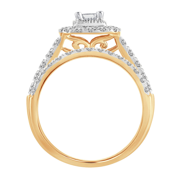 14K 1.00CT Diamond BRIDAL RING