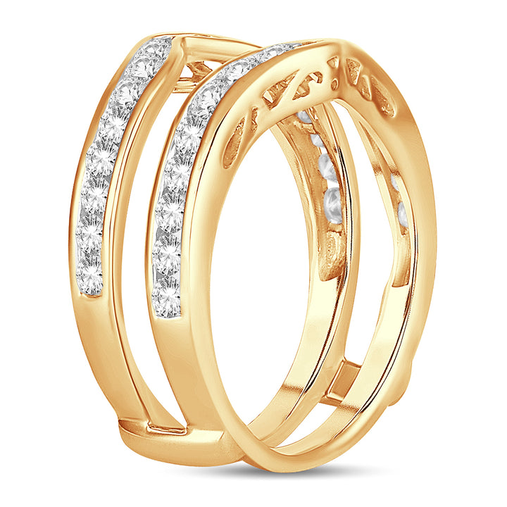 14K 1.00CT Diamond RING GUARD.