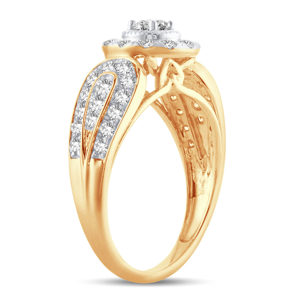 14K 1.00CT Diamond Engagement Ring