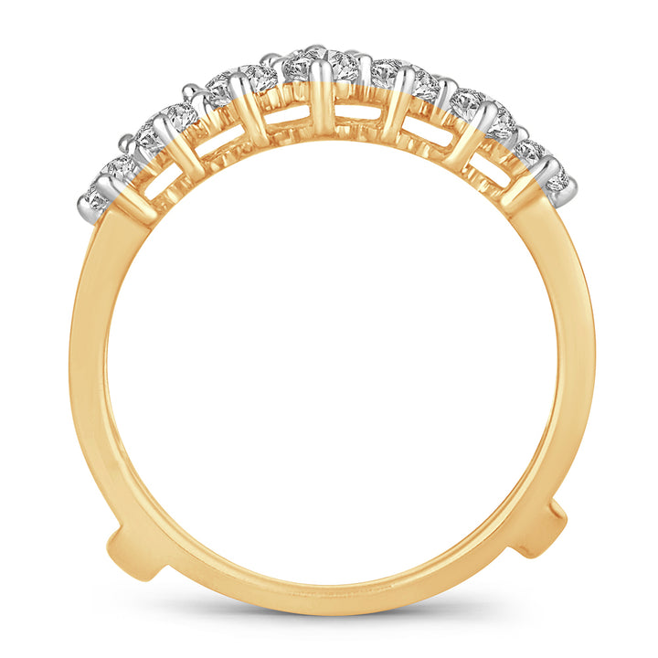 14K 1.00CT Diamond RING GUARD