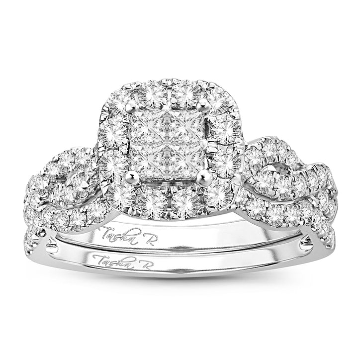 14K 1.00CT Diamond BRIDAL RING