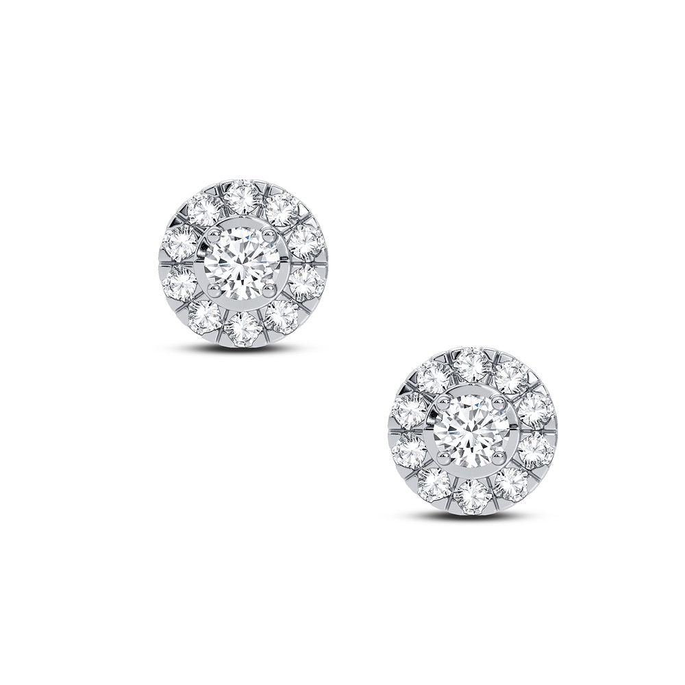 Elegant 14K 0.25CT DIAMOND EARRING