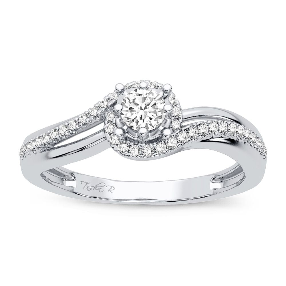 Dazzling 14K 0.20CT Diamond Ring