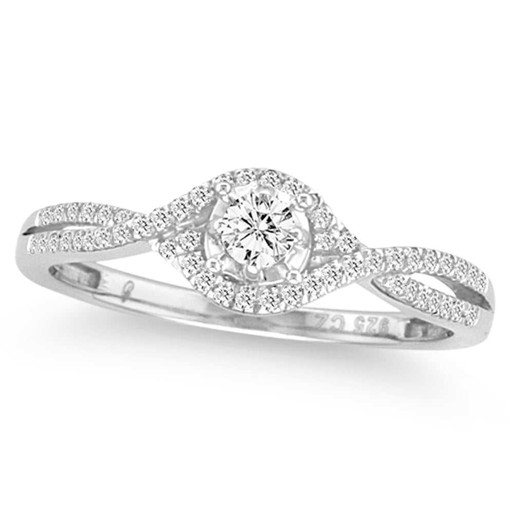 Exquisite 14K 0.25CT Diamond RING