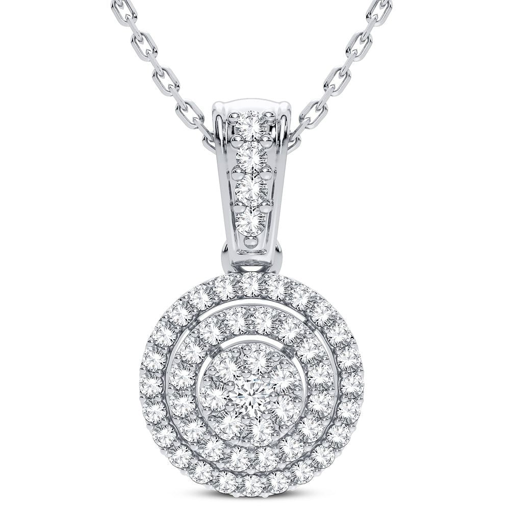 Dazzling 14K 0.25CT DIAMOND PENDANT