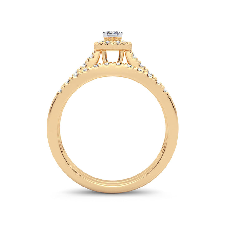 14K 0.52CT Diamond Bridal Ring