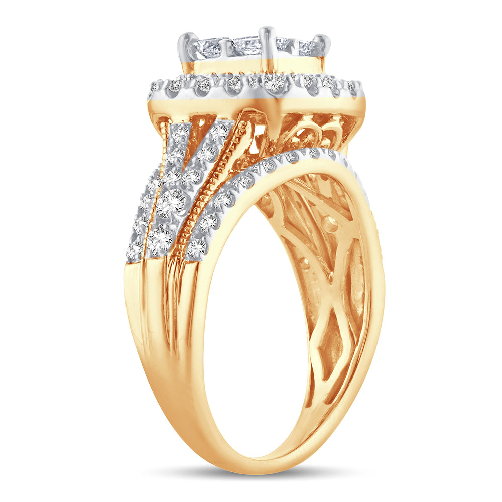 14K 1.51CT DIAMOND RING