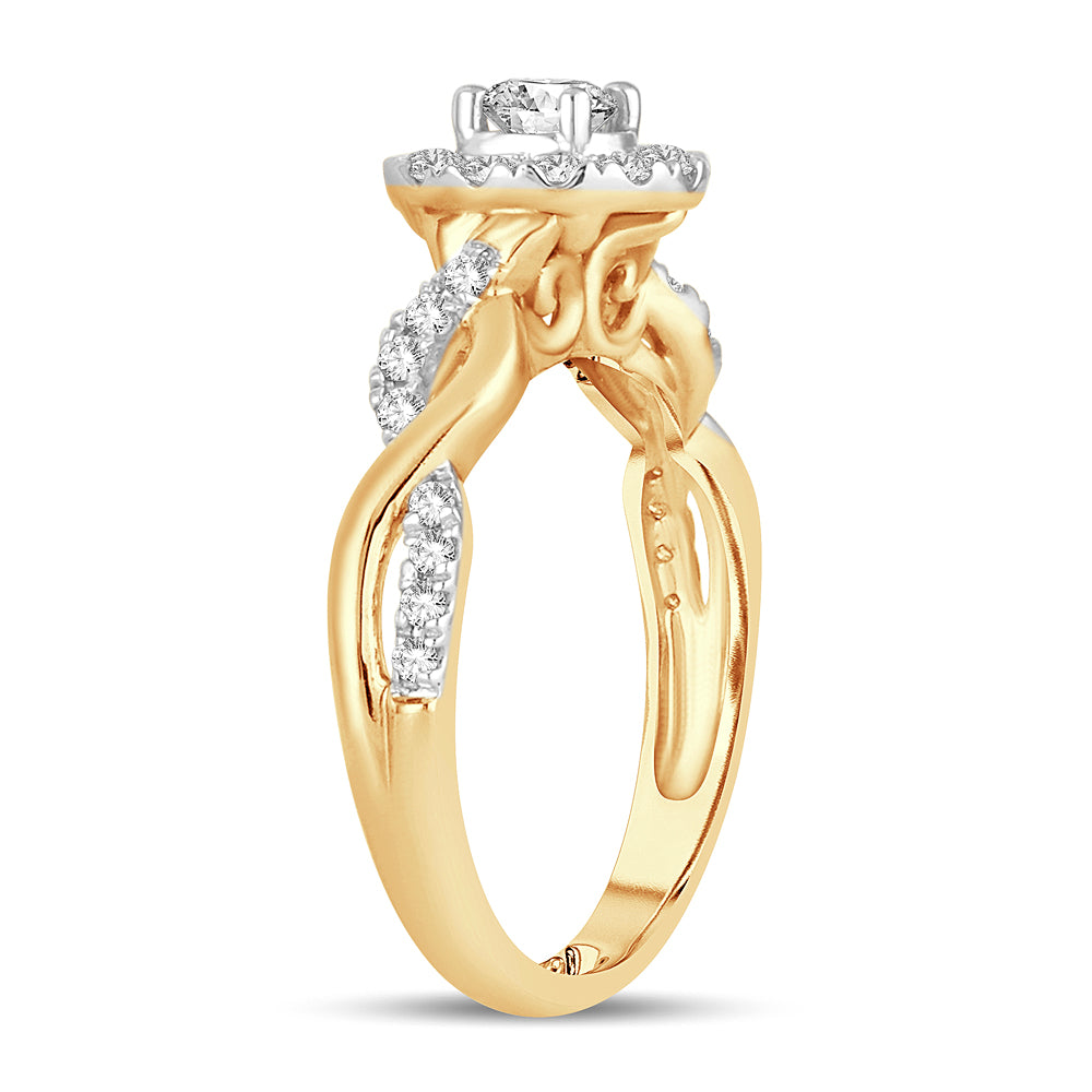 14K 0.64CT Diamond RING