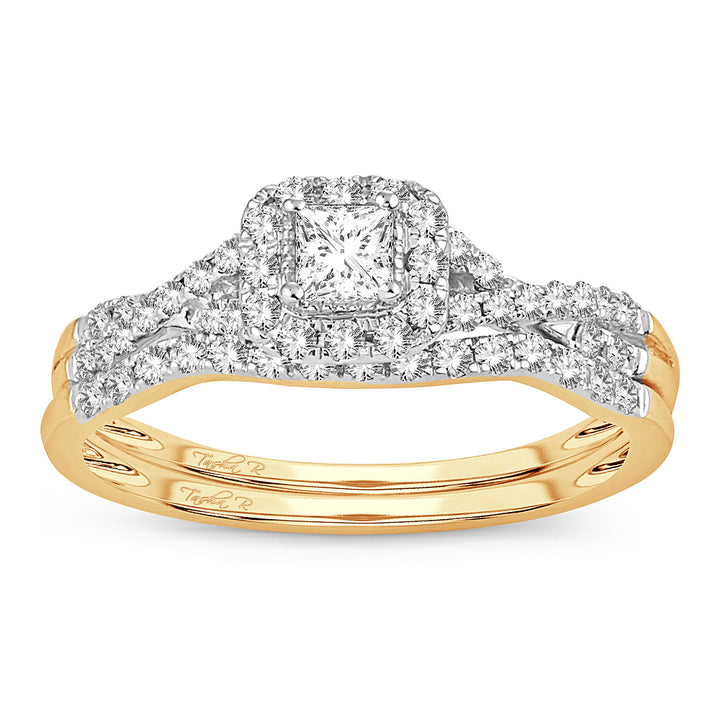 14K 0.51CT DIAMOND BRIDAL RING