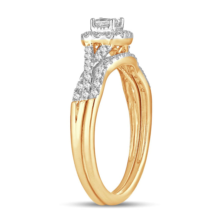 14K 0.51CT DIAMOND BRIDAL RING