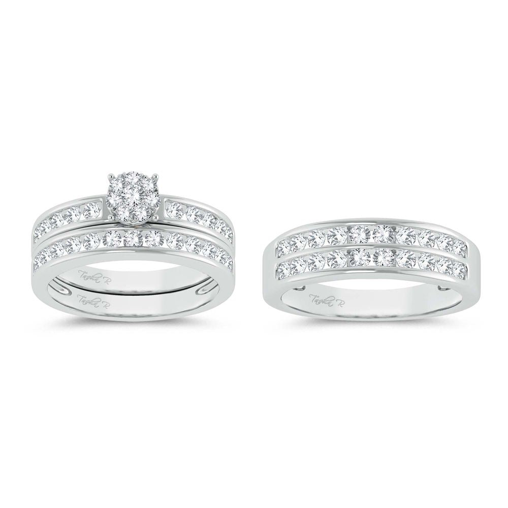 14K 1.60ct Diamond Trio Set