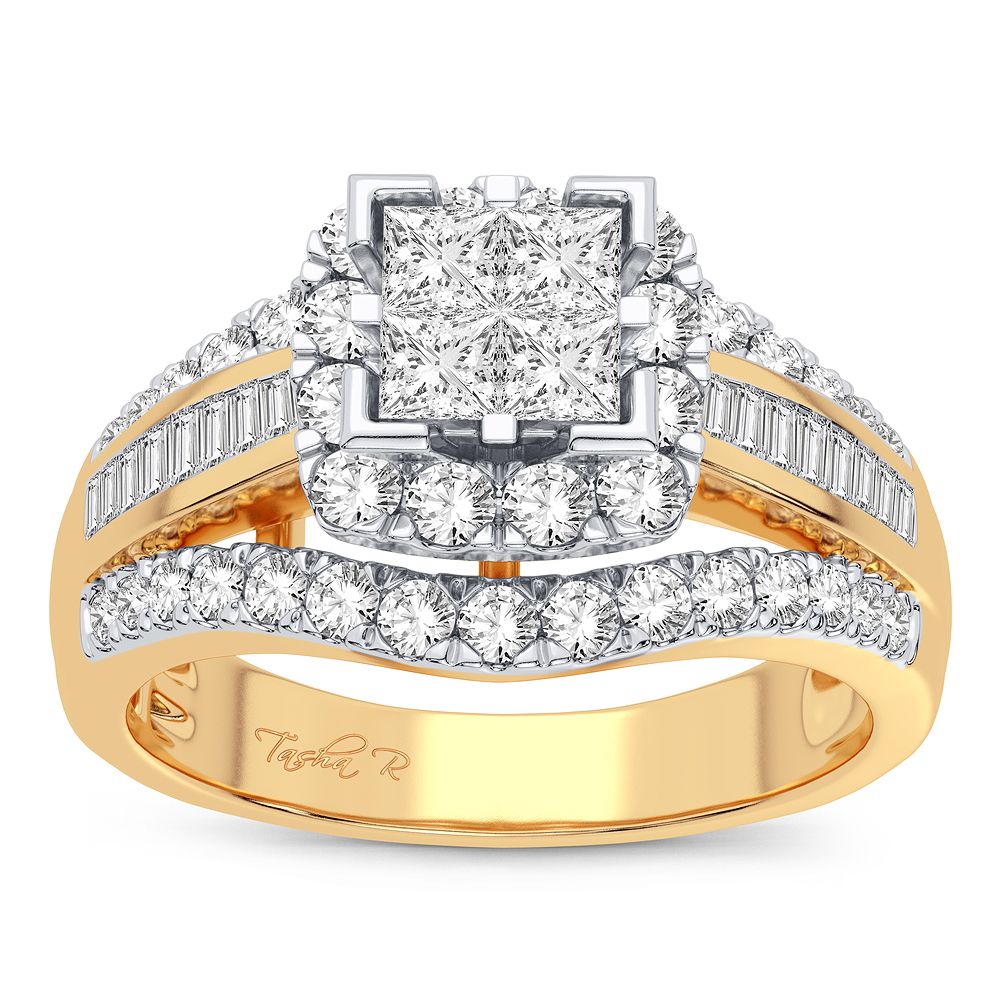 14K 0.90CT Diamond Ring