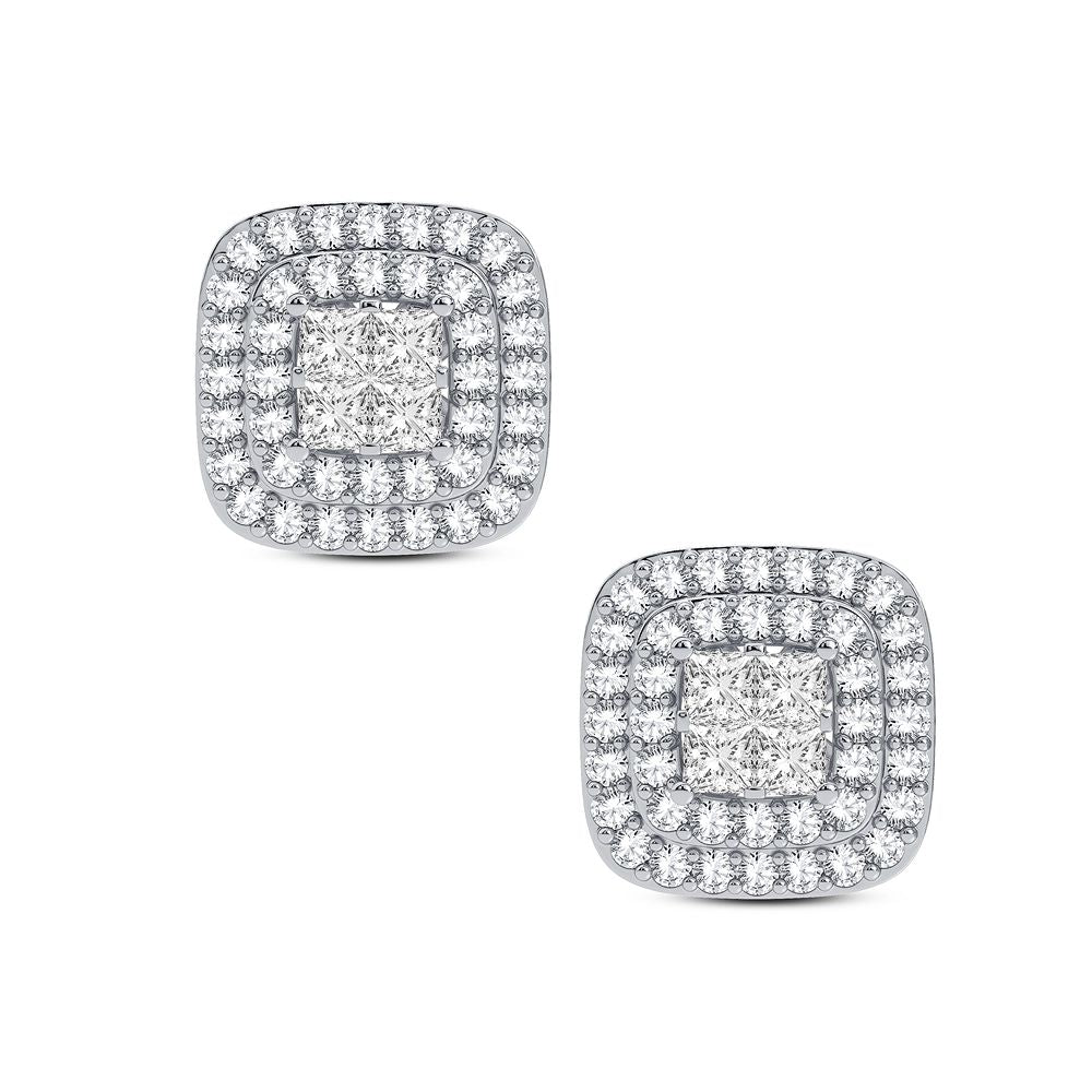 Elegant 14K 1.00CT Diamond Earring