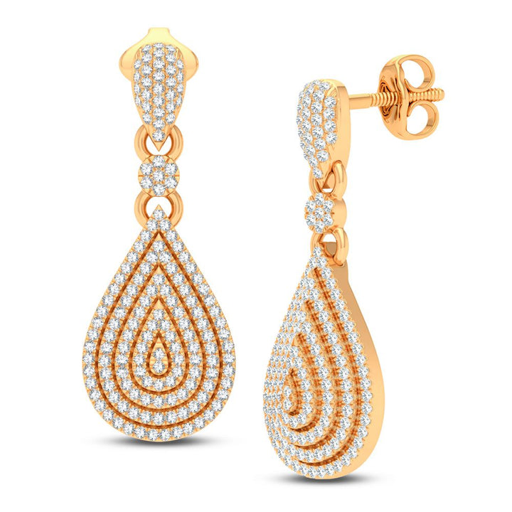 14K 0.55CT DIAMOND EARRING