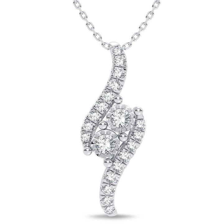 14K 0.50CT Diamond Pendant