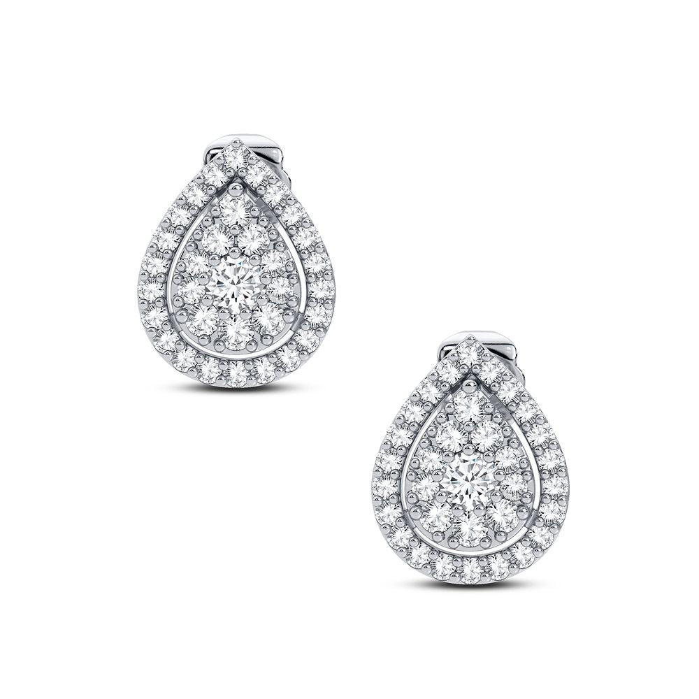 Elegant 14K 0.31CT DIAMOND EARRING